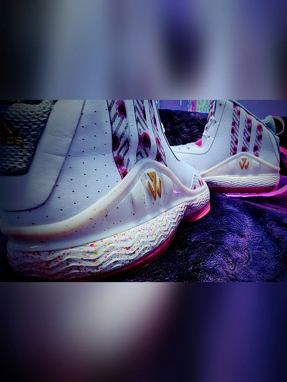 *NEAR MINT* Adidas J Wall 1 Florist City (2014). . .Cherry Blossom